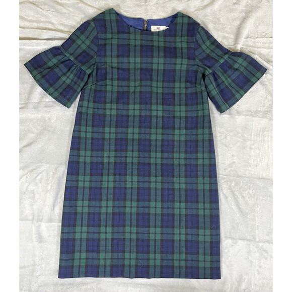 Vineyard Vines Dresses & Skirts - Vineyard Vines Size 0 Blackwatch Tartan Plaid Holiday Dress Preppy Xmas Party